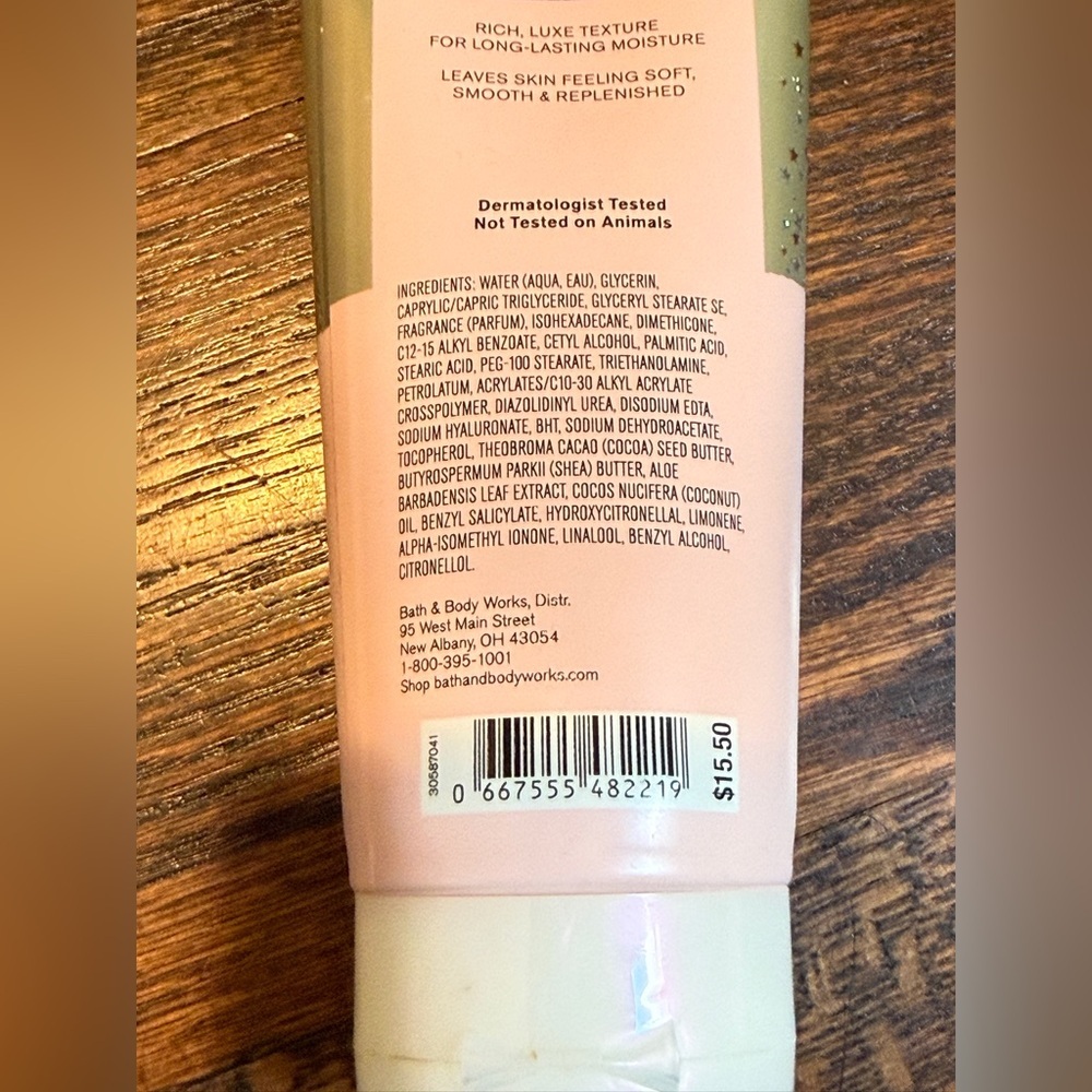 Bath & Body Works In The Stars Body Cream - Green & Pink - Picture 6 of 6